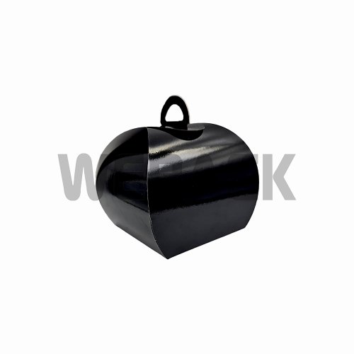 Cutii Tort Negre Carton Laminat Oval/ Holder 